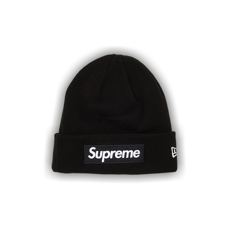 Buy Supreme x New Era Box Logo Beanie 'Black' - FW23BN26