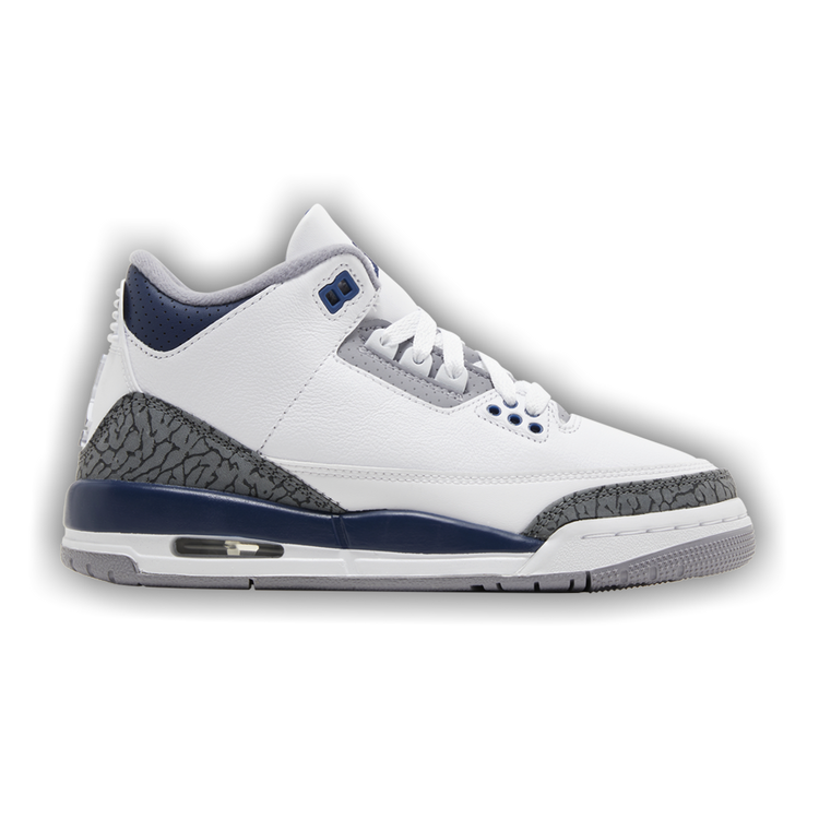 retro 3 jordans midnight navy