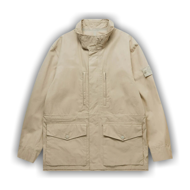 Buy Stone Island Ghost Piece O-Ventile Jacket 'Tan' - 7815412F1