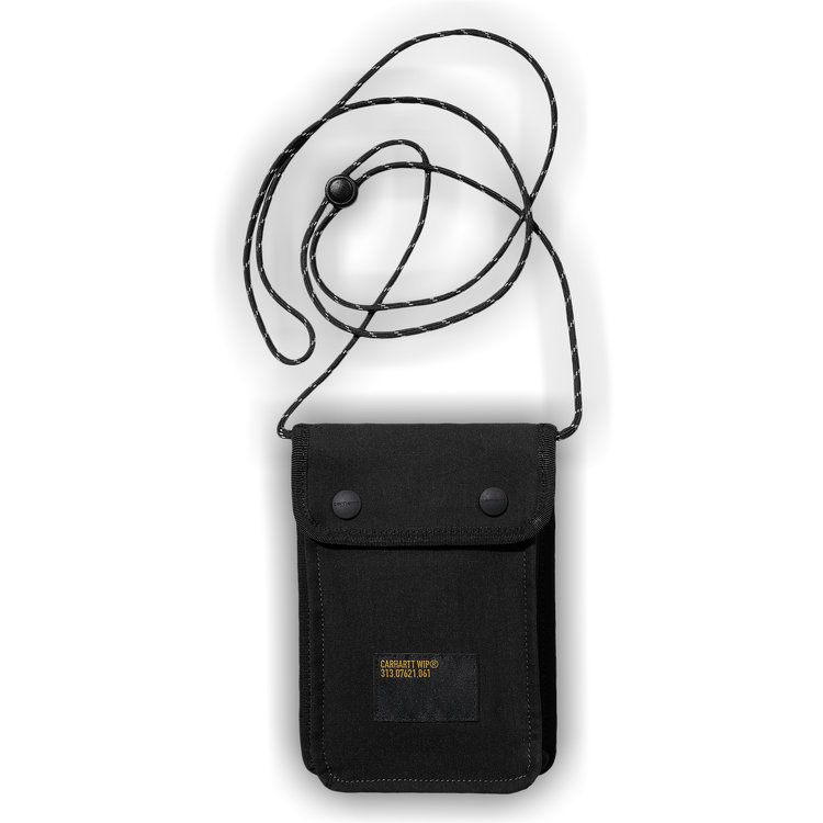 ★2024FW新作★CARHARTT★HASTE NECK POUCH Carhartt WIP Haste Neck Pouch Black | 1134311_No size
