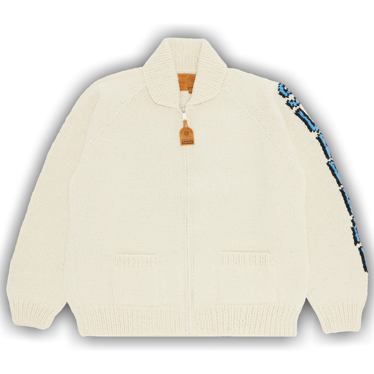Buy Supreme Camacho Cowichan Sweater 'Natural' - FW23SK35 NATURAL | GOAT