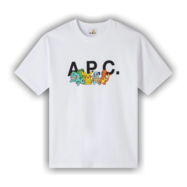 Buy A.P.C. x Pokémon The Crew T-Shirt 'White' - COBQX H26310