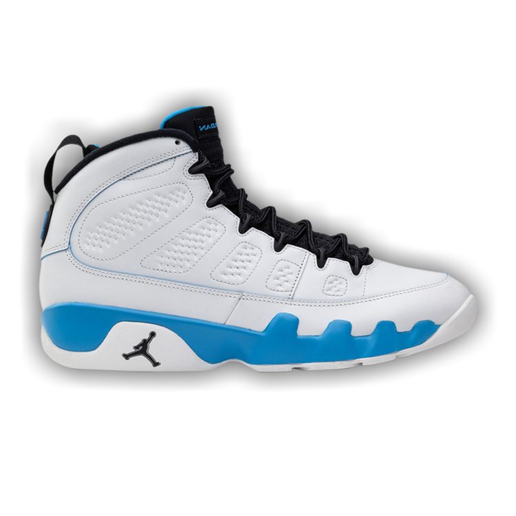 Jordan 9s clearance pearl blue