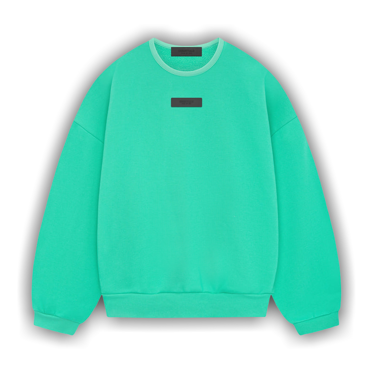 Buy Fear of God Essentials Crewneck 'Mint Leaf' - 192SP244682F | GOAT