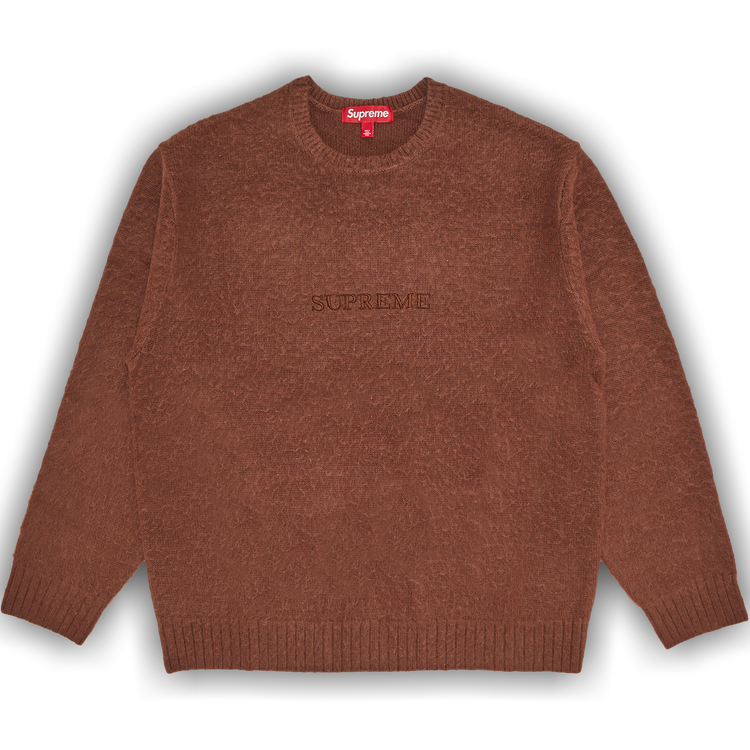 Buy Supreme Pilled Sweater 'Brown' - FW23SK37 BROWN | GOAT Buy Supreme Pilled Sweater 'Brown' - FW23SK37 BROWN | GOAT