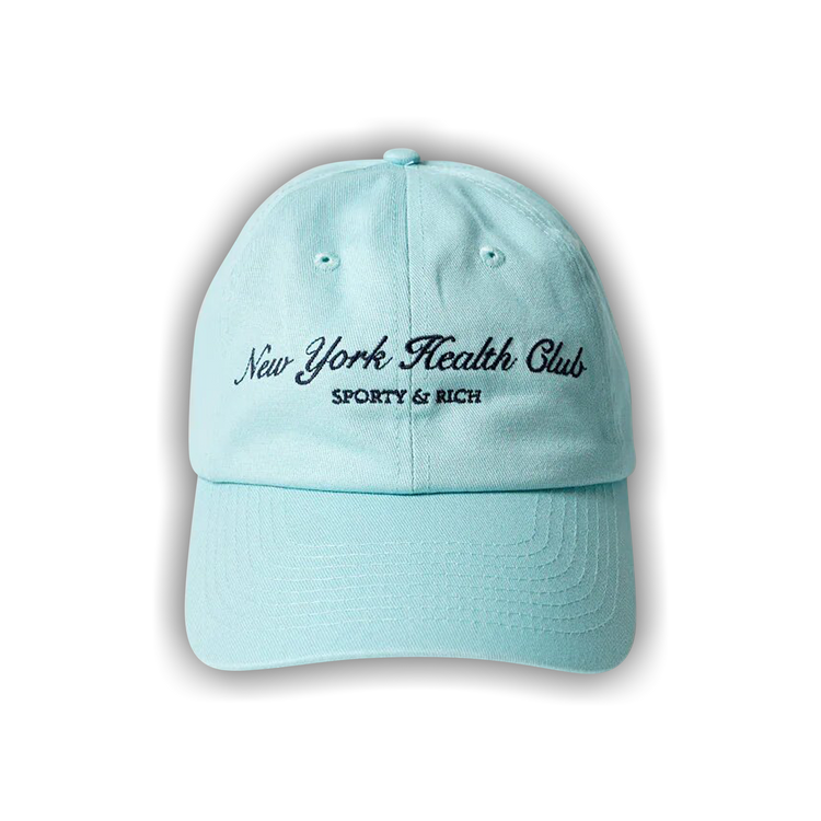 Buy Sporty & Rich NY Health Club Embroidered Cap 'Blue
