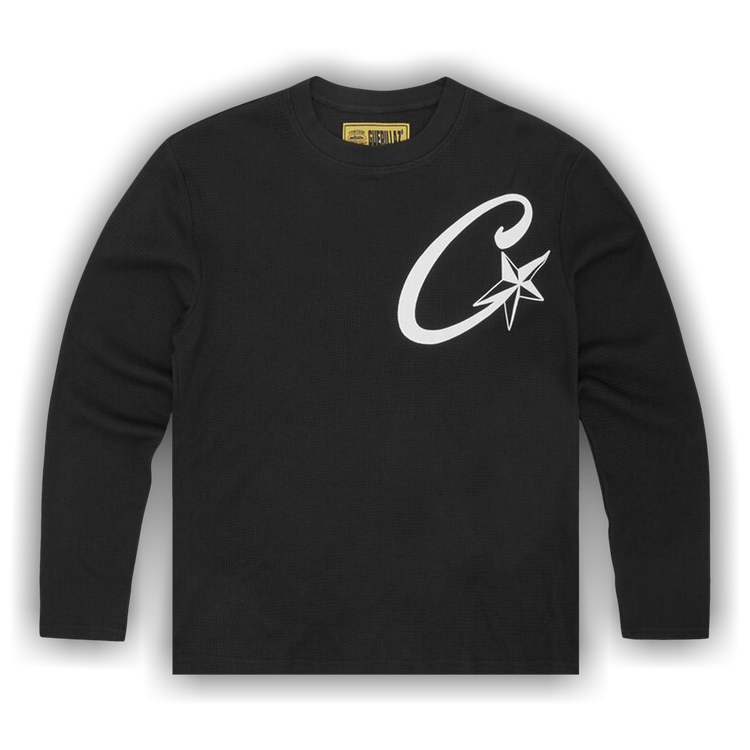 Buy Corteiz C Starz Waffle Long-Sleeve 'Black' - 7892 1FW230107CSWL BLAC |  GOAT