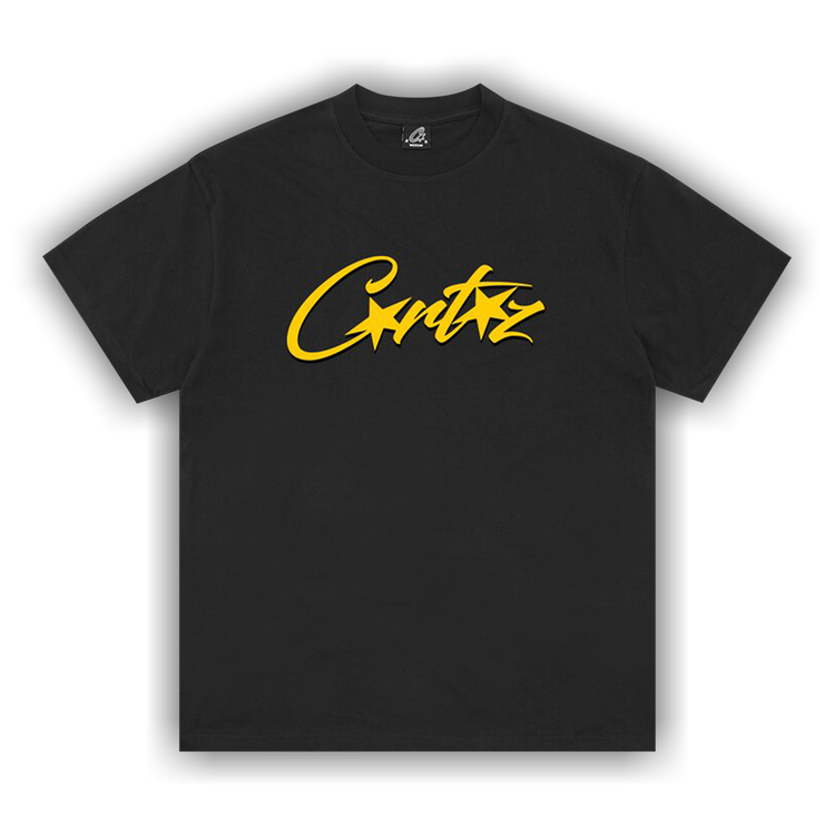 Buy Corteiz OG Alcatraz Tee 'Black/Yellow' - 07892