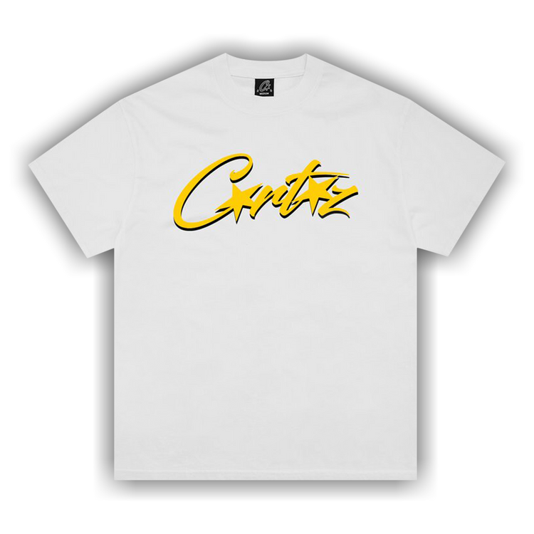 Buy Corteiz OG Allstarz Tee *New Blank* 'White/Yellow' - 7892