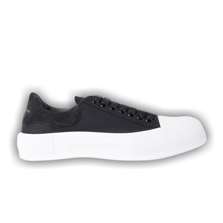 【alexander mcqueen】Deck lace-up plimsole/697120 W4MV7 1070 Alexander McQueen | Deck Lace Up Plimsoll Trainers | Chunky