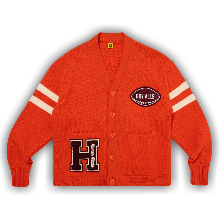 Buy Human Made Low Gauge Knit Cardigan 'Orange' - HM26CS034 ORAN 