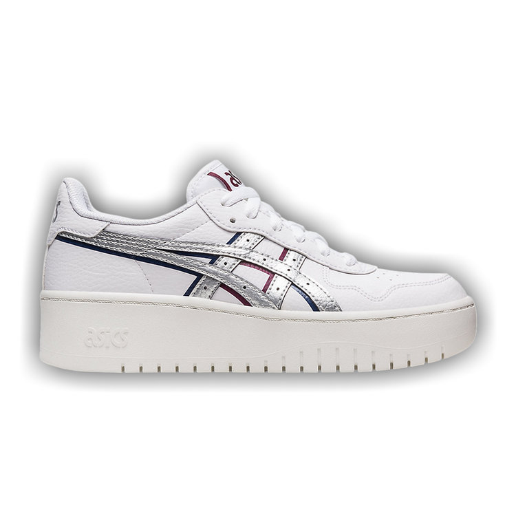 Buy Asics Wmns Japan S PF 'White Silver Burgundy' - 1202A360 107