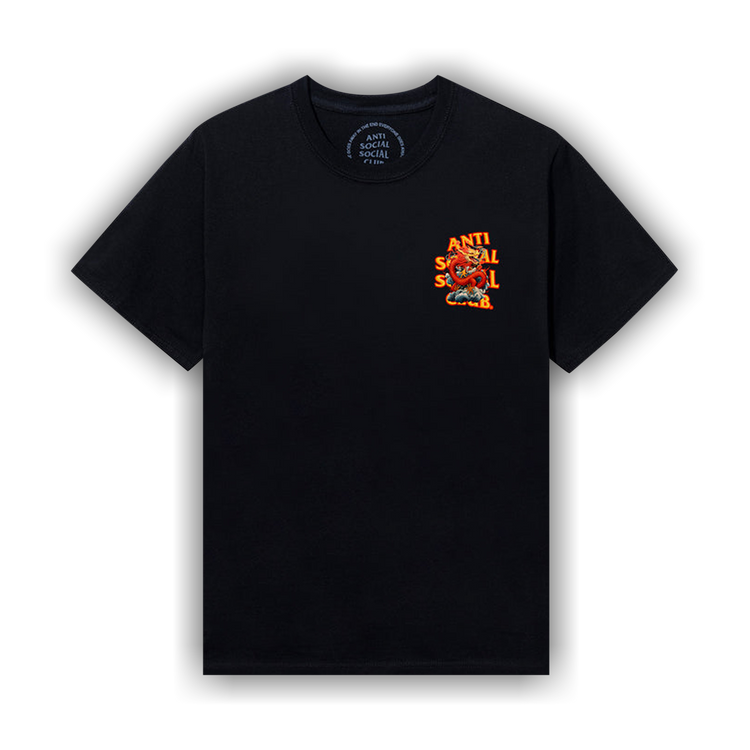 即納★ANTI SOCIAL SOCIAL CLUB GEMINI BLACK TEE ASSC Gemini Black Tee アンチソーシャルソーシャルクラブ