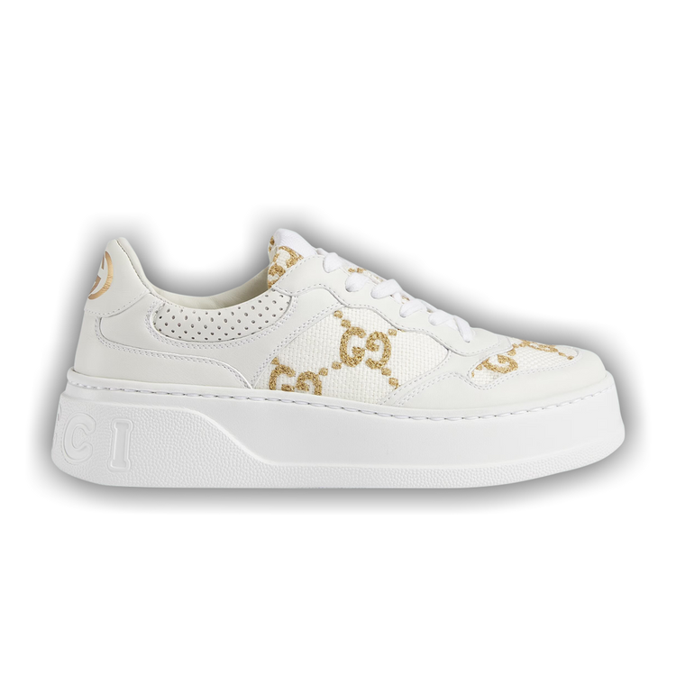 gocci WMNS) Gucci GG Sneaker 'White Leather' 670408-AACXG-9059