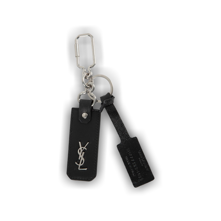 SAINT LAURENT BLACK CASSANDRE キーリング 777523 CASSANDRE SAINT LAURENT keyring in leather | Saint Laurent