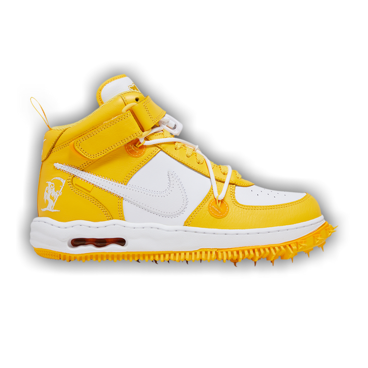 Yellow off white nike deals