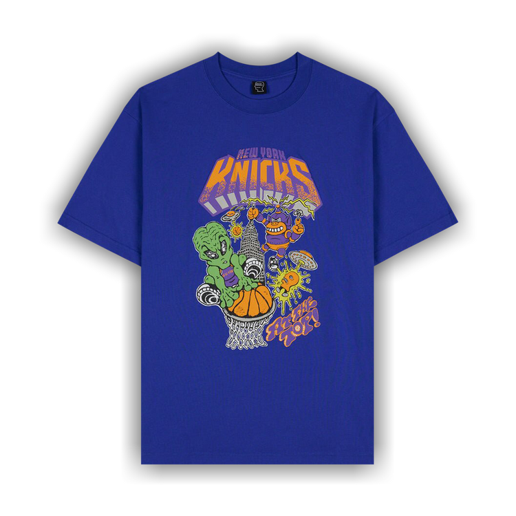 Buy Brain Dead x NBA New York Knicks Tee 'Blue