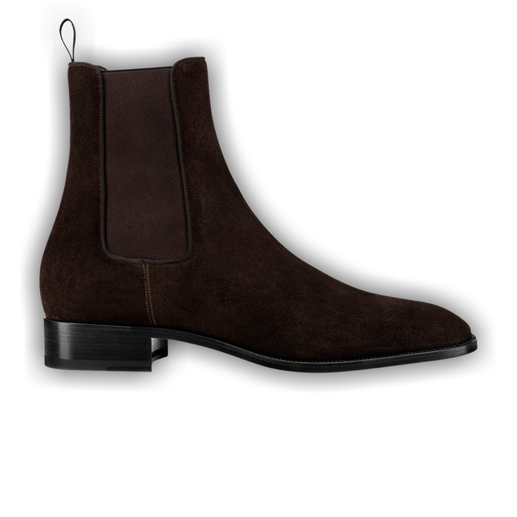 Size 11.0 Christian Louboutin Samson Chelsea Boot Brown