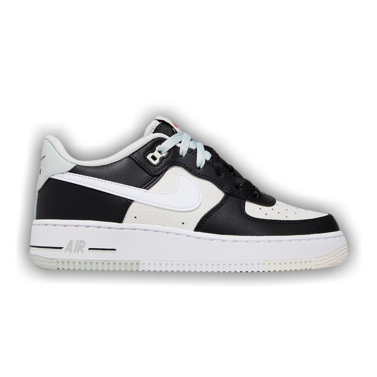 nike air force 1 black and silver