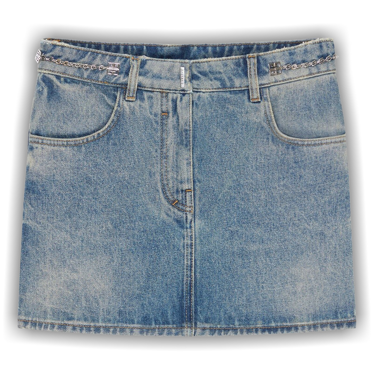 Achetez des Givenchy Chain Detailed Mini Denim Skirt 'Medium