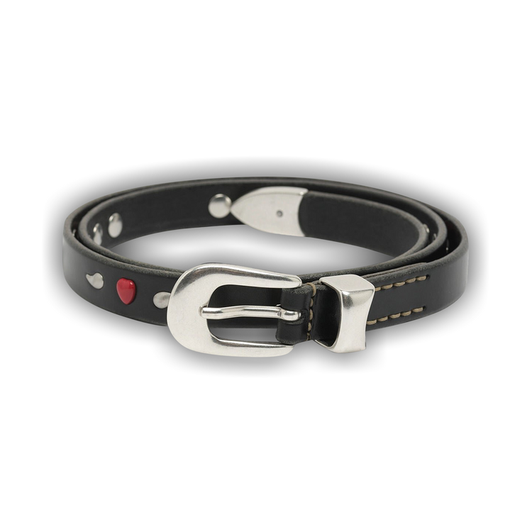 Buy Our Legacy Love And Tears Leather Belt 'Black' - A42382BL | GOAT