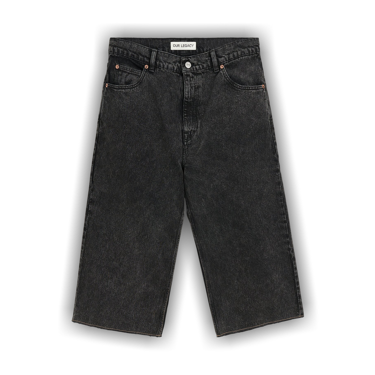 Buy Our Legacy 5 Pocket Capri Cut Jean 'Black' - M4235CO | GOAT