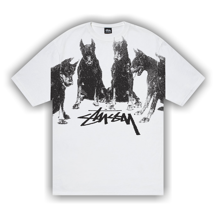 ★24SS 最新作★STUSSY DOBERMANS TEE Buy Stussy Dobermans Tee 'White' - 1904997 WHIT | GOAT