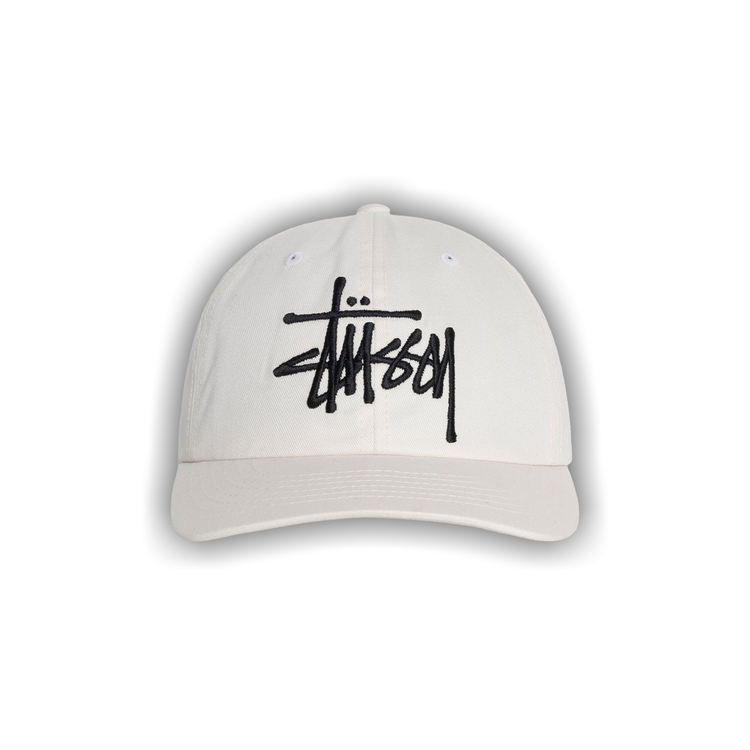 人気 ☆STUSSY☆ LOW PROFILE BIG BASIC SNAPBACK BONE Stussy Low Profile Big Basic Snapback Bone Men's - SS24 - US
