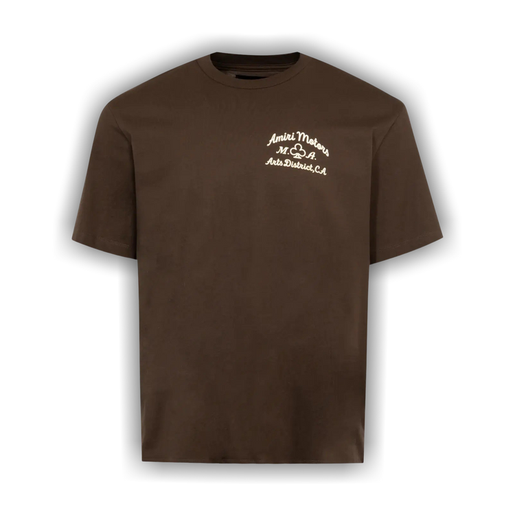 Tシャツ・カットソー Amiri Dark brown leather t-shirt Amiri T-shirt in Brown for Men | Lyst