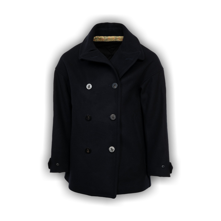 Buy Visvim Lieutenant Peacoat 'Navy' - 123205013019 NAVY | GOAT