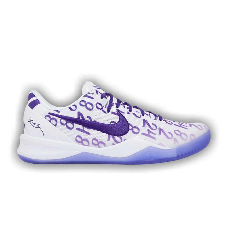 Kobe8 シューズ ホワイト/パープル Nike Kobe 8 VIII Protro Court Purple FQ3549-100 Men's Size