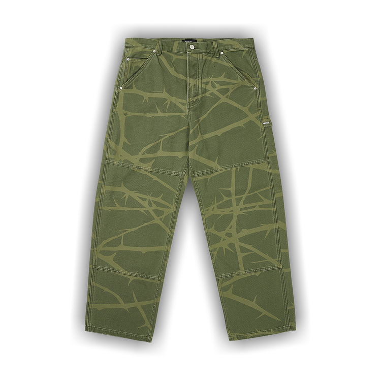 Buy Palace Heavy Canvas Work Pant 'The Deep Green' - P26T011 | GOAT
