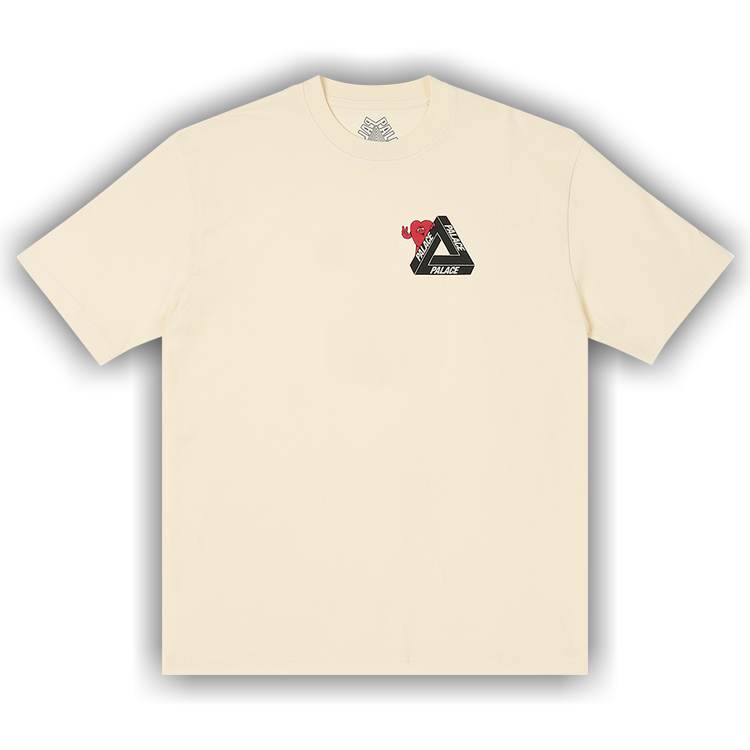 Palace Tri-Hearts T-Shirt 'Soft White'