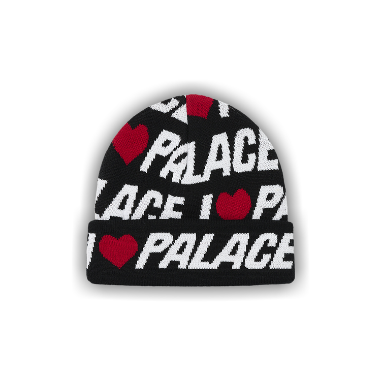 Buy Palace I Love Palace Beanie 'Black' - P26BN018 | GOAT CA