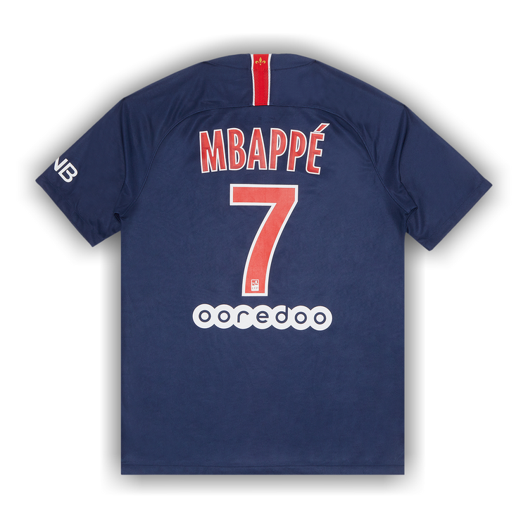 パリ・サンジェルマン MBAPPÉ 7 シャツ 2019-20 Paris Saint-Germain Fourth Shirt Mbappe #7 - 9/10 - (XL)