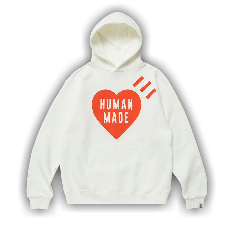 Size xxl Human Made Heart Logo Hoodie 'White'