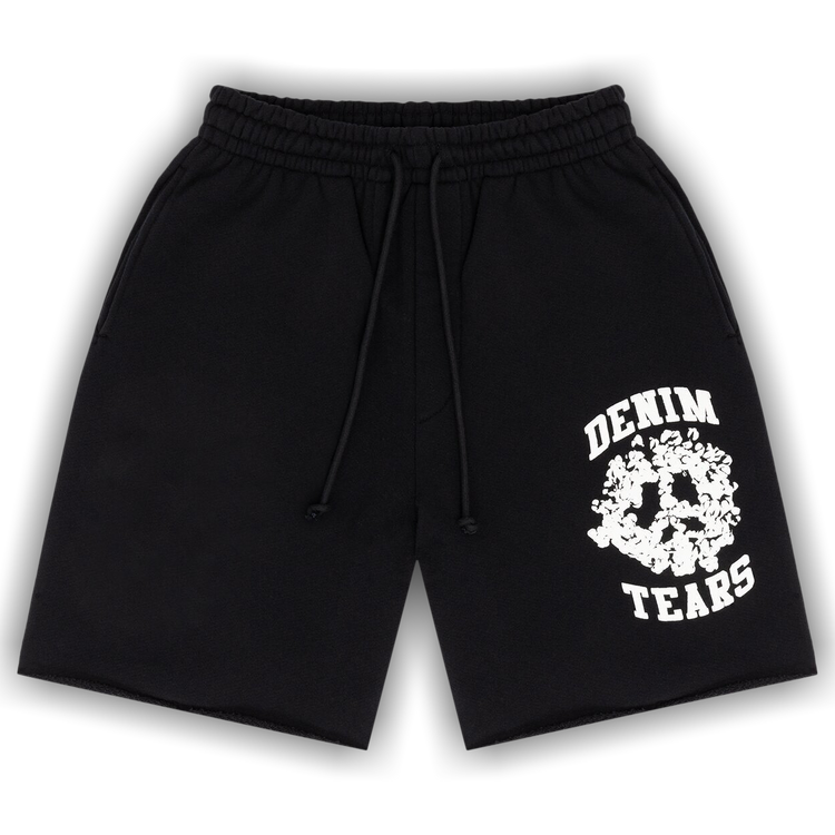 Buy Denim Tears University Shorts 'Black' - 402 010 BLAC | GOAT