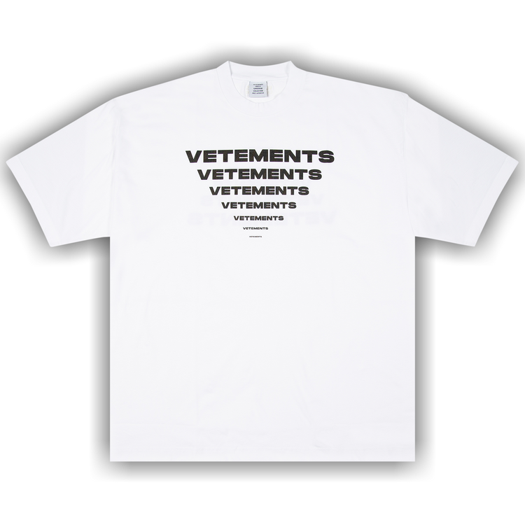 Buy Vetements Pyramid Logo T-Shirt 'White' - UE64TR140W WHIT