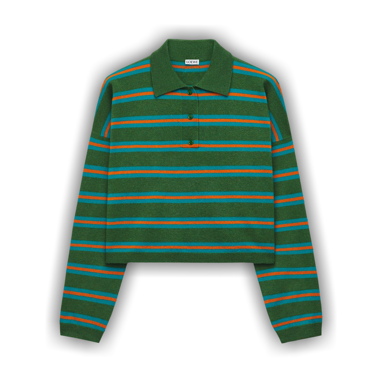 Buy Loewe Polo Sweater 'Green' - S359Y14KEZ 4100 | GOAT CA