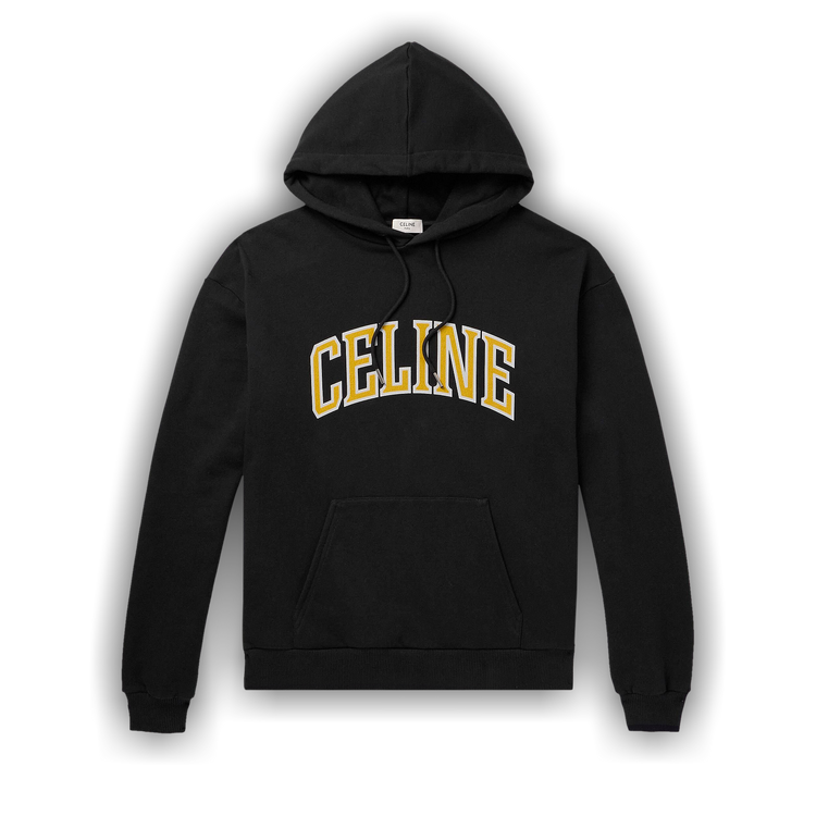 Buy CELINE Hoodie Loose Celine 'Black/Citron' - 2Y75F670Q 38JE | GOAT