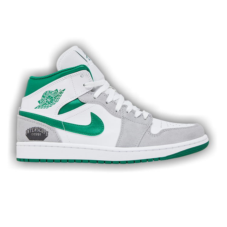 Buy Interscope Records x Air Jordan 1 Mid SE 'Grey Pine
