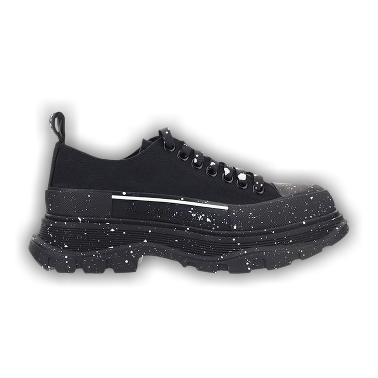 Buy Alexander McQueen Tread Slick Lace Up 'Black White Paint