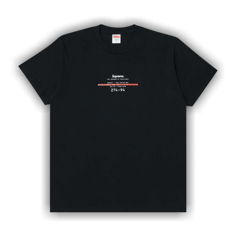 【Supreme】 Announcing T-Shirt Black - 25SS SS24 Supreme Black Shadow Tee T shirt Size XXL 2XL Authentic