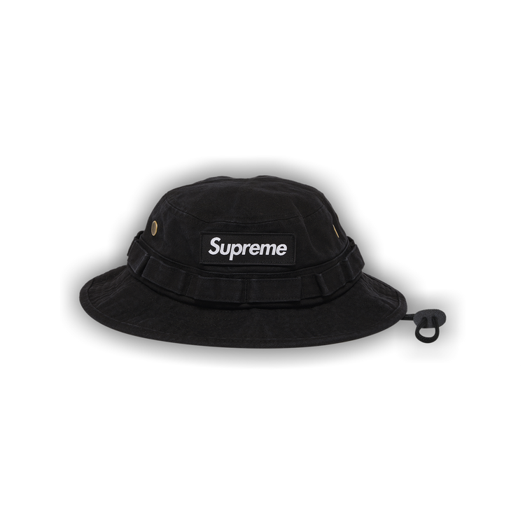 Buy Supreme Washed Canvas Boonie 'Black' - SS24H88 BLACK | GOAT