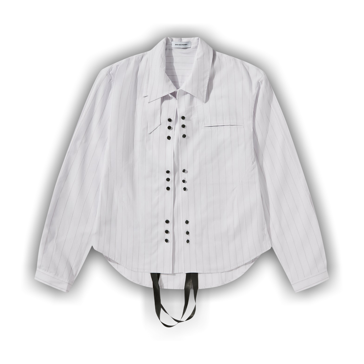 Buy Kiko Kostadinov Tonino Shirt Jacket 'Wide Beige Stripe