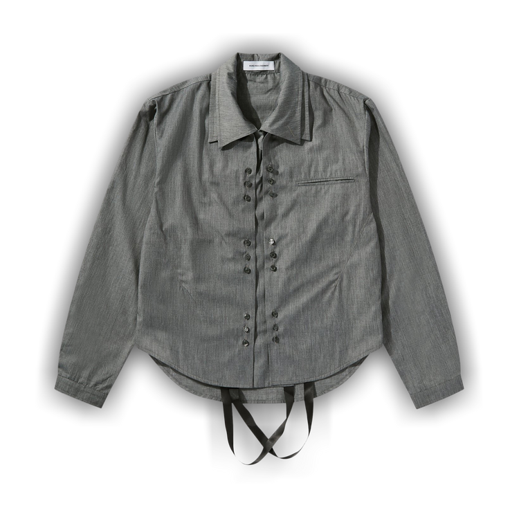 Buy Kiko Kostadinov Tonino Shirt Jacket 'Grey Melange