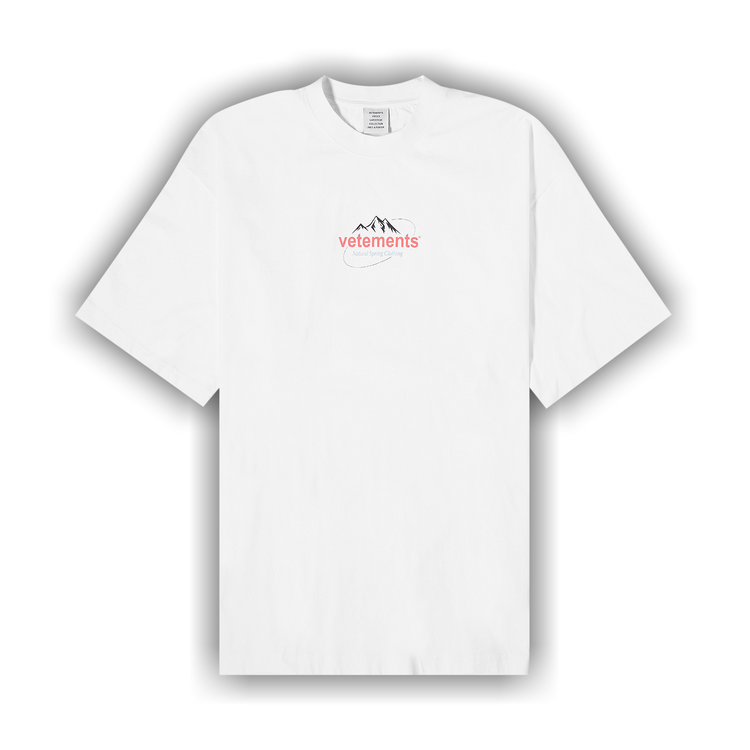 Buy Vetements Spring Water Logo T-Shirt 'White' - UE64TR310W