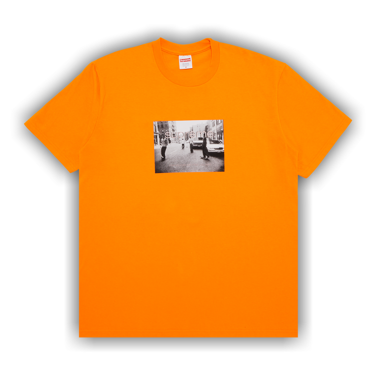 【Supreme】Pinline T-Shirt★Orange★24SS★ Supreme Pinline Tee (SS24) - $40