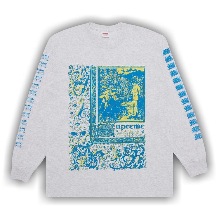 Size xl Supreme Saint Sebastian Long-Sleeve Tee 'Ash Grey'