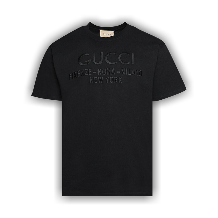Buy Gucci T-Shirt 'Black' - 616036 XJFZA 1000 | GOAT